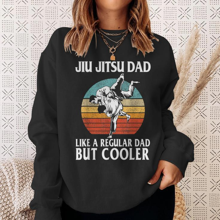 Mens Father’S Day Jiu Jitsu Dad Training Father Vintage Funny Sweatshirt Gifts for Her