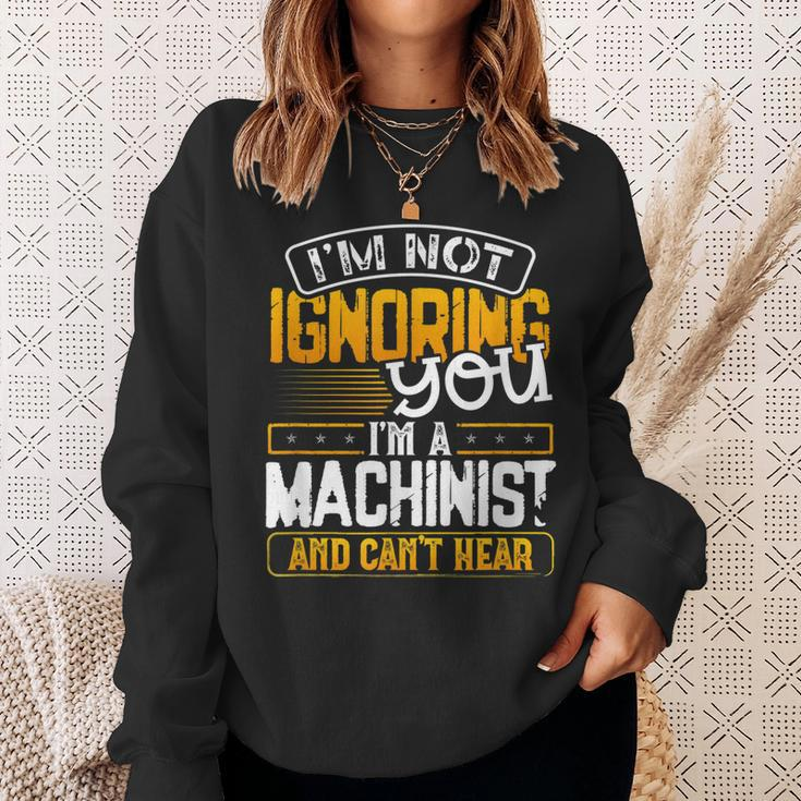 Mens Funny Machinist Operator Vintage Fathers Day Gift For Dad Sweatshirt Gifts for Her