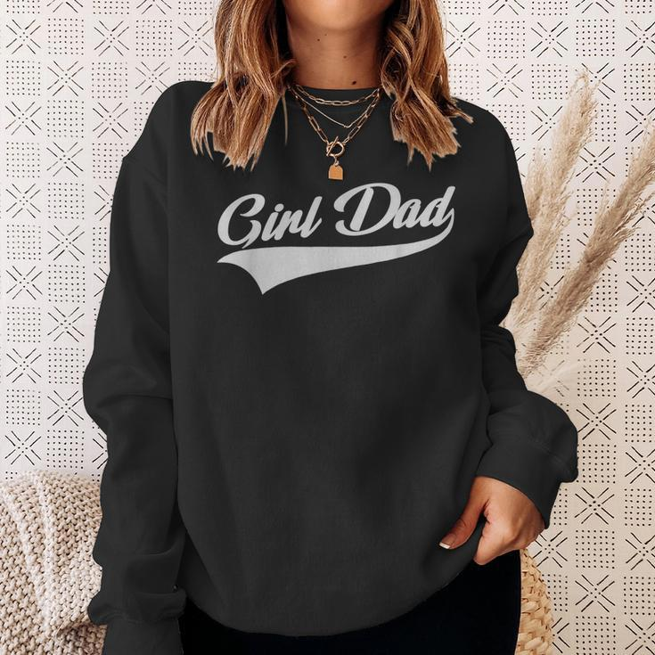 Mens Girl Dad - Father Of Girls - Proud New Girl Dad - Classic Sweatshirt Gifts for Her