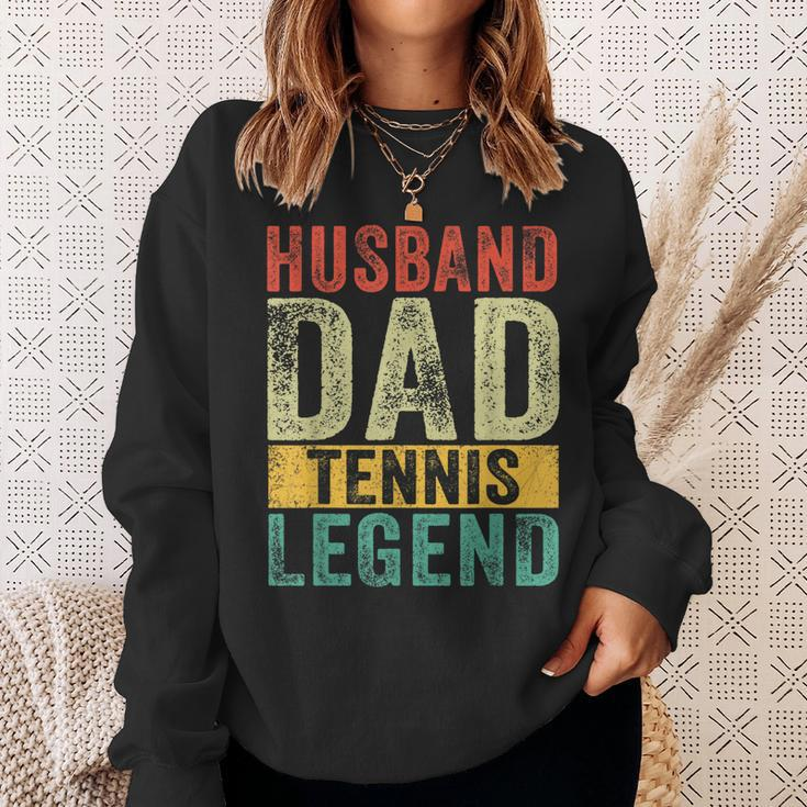 Mens Husband Dad Tennis Legend Fathers Day Vintage Sweatshirt Gifts for Her