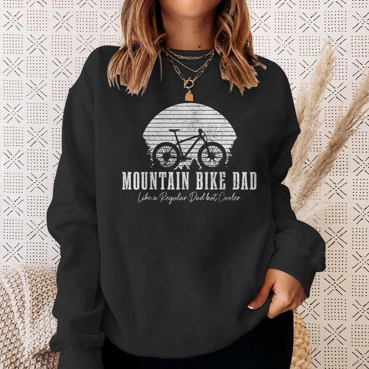 Mens Mountain Bike Dad Vintage Mtb Downhill Biking Cycling Biker Sweatshirt Gifts for Her