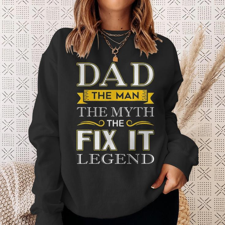 Mens Mr Fix It Dad Gifts Handy Man Dad Fathers Day Gift Sweatshirt Gifts for Her