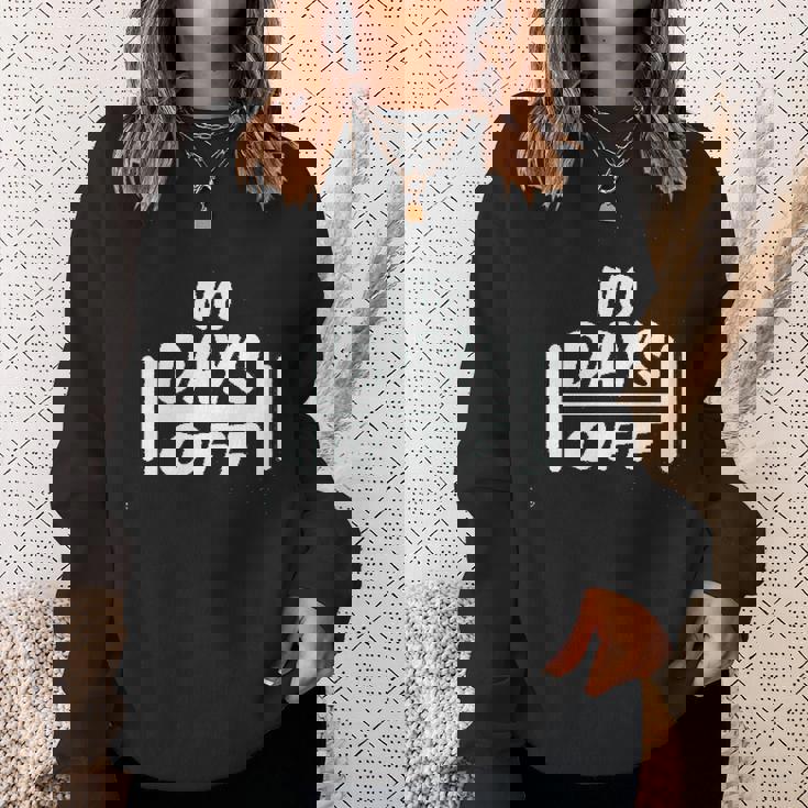 Mens No Days Off Dumbbells Green Men Women Sweatshirt Graphic Print Unisex Gifts for Her Mens No Days Off Dumbbells Green Men Women Sweatshirt Graphic Print Unisex Gifts for Her