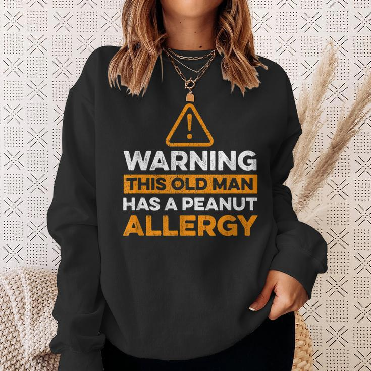 Mens Peanut Allergy Design For A Peanut Allergic Sweatshirt Gifts for Her