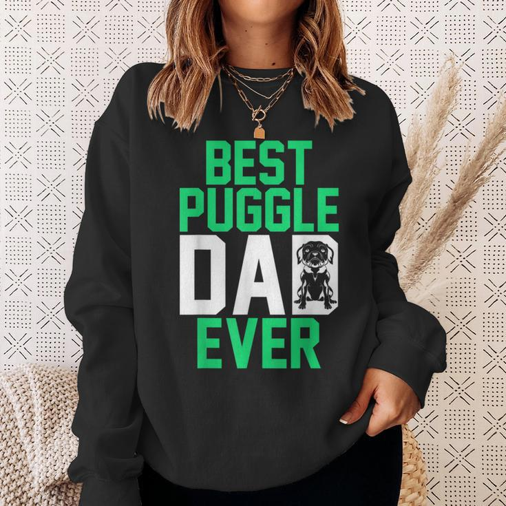 Mens Pet Owner Animal Dog Lover Daddy Best Puggle Dad Ever Puggle Sweatshirt Gifts for Her