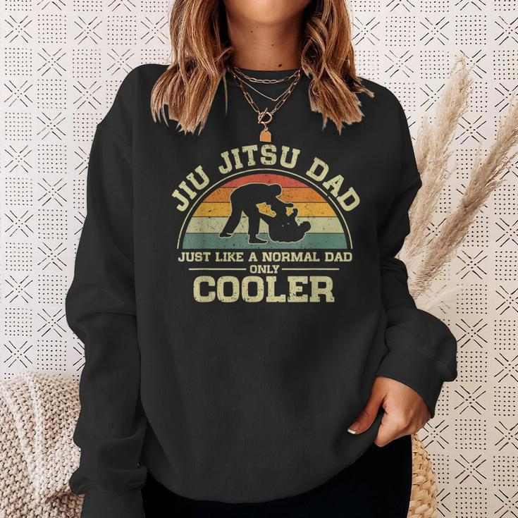 Mens Vintage Jiu Jitsu Dad Just Like A Normal Dad Only Cooler Sweatshirt Gifts for Her