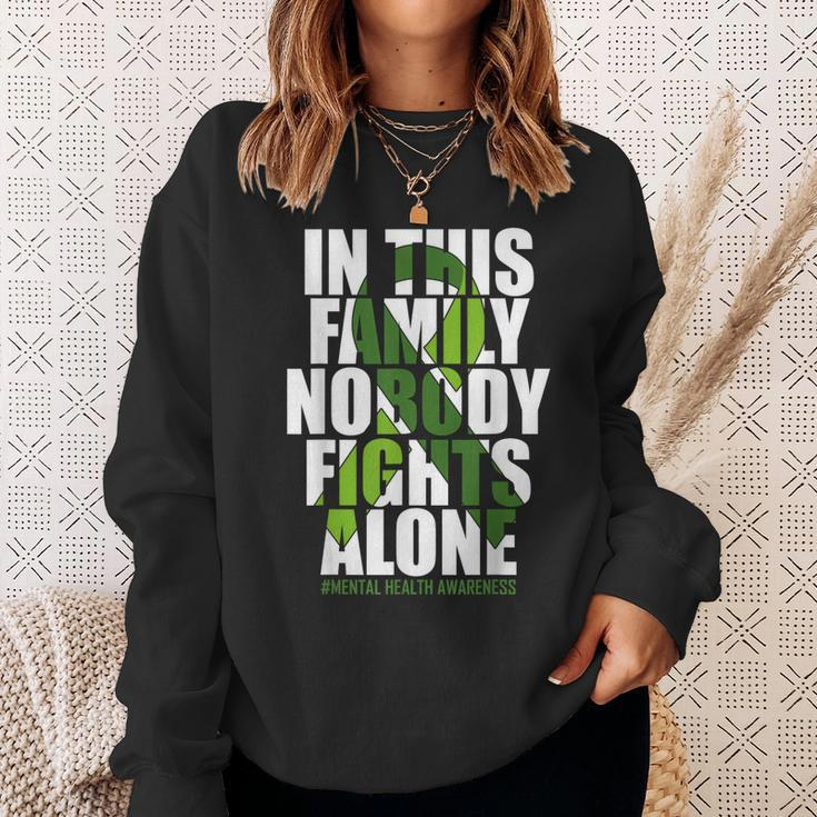 Mental Health Awareness Ribbon Family You Matter Kindness Sweatshirt Gifts for Her