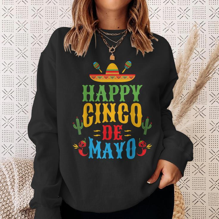 Mexico Cinco De Mayo Happy Cinco De Mayo 5 De Mayo Mexican Sweatshirt Gifts for Her