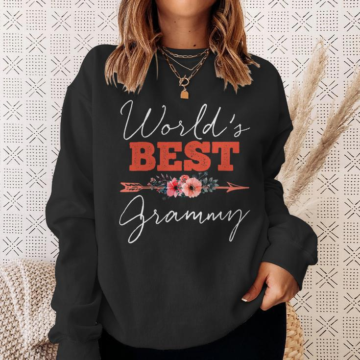 Mother Grandma Worlds Best Grammy Grandmother 41 Mom Grandmother Sweatshirt Gifts for Her