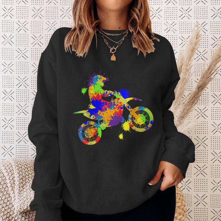 Motocross Enduro Supermoto Bike Dirt Biker Jungen Kinder Sweatshirt Geschenke für Sie