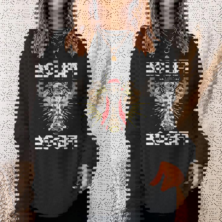 No Lift No Gift Christmas Santa Bodybuilding Gym Santa Men Women