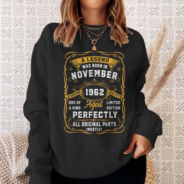 November 1962 Geburtstags Sweatshirt, Lustiges Vintage Herren Design Geschenke für Sie