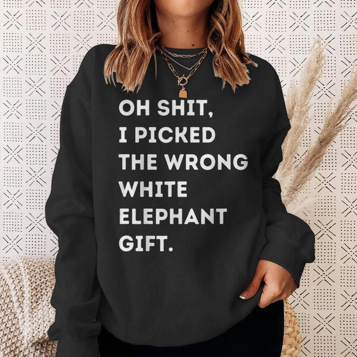 Oh Shit Funny White Elephant Gifts For Adults Under Sweatshirt Gifts for Her