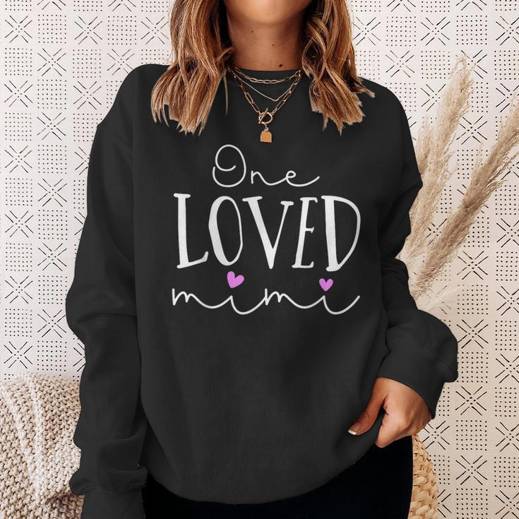 One Loved Mimi Valentine Mimi Is My Valentine Sweatshirt Gifts for Her