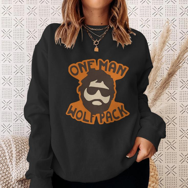 One Man Wolf Pack The Hangover Men Women Sweatshirt Graphic Print Unisex Gifts for Her