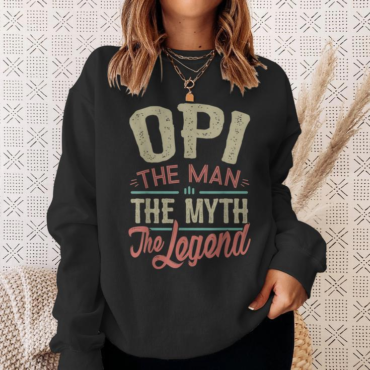 Opi From Grandchildren Opi The Myth The Legend Gift For Mens Sweatshirt Gifts for Her