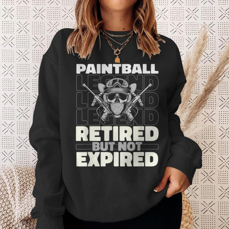 Paintball Im Ruhestand Sport Spieler Paintballer Paintball Sweatshirt Geschenke für Sie
