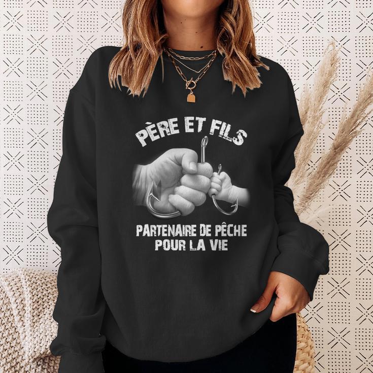 Papa Et Fils Partenaire De Pêche Sweatshirt Geschenke für Sie