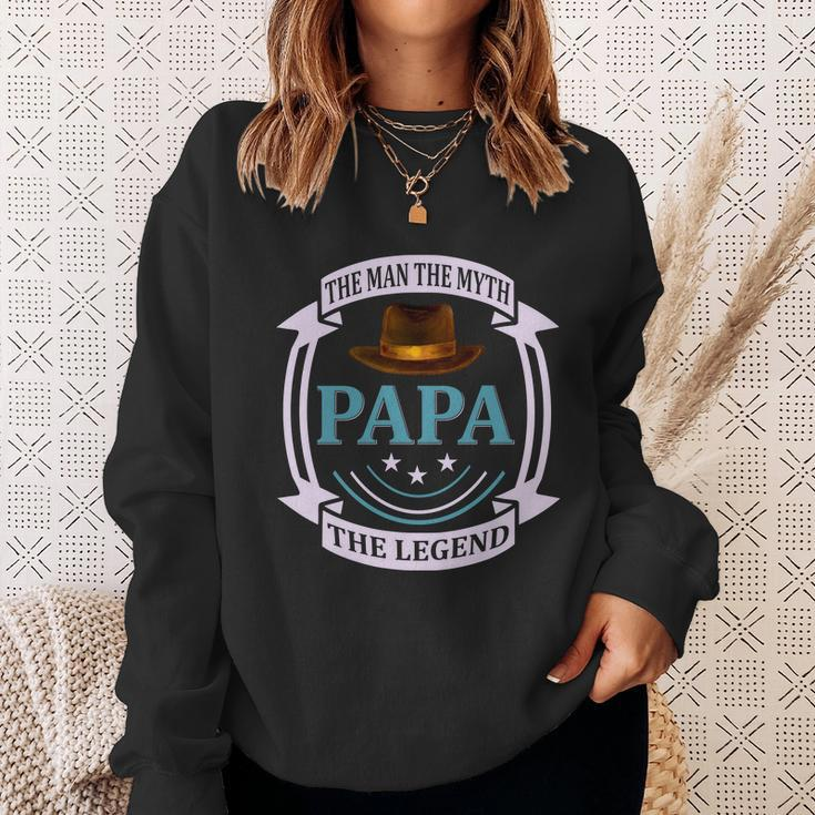 Papa The Man The Myth The Legend Sweatshirt Gifts for Her