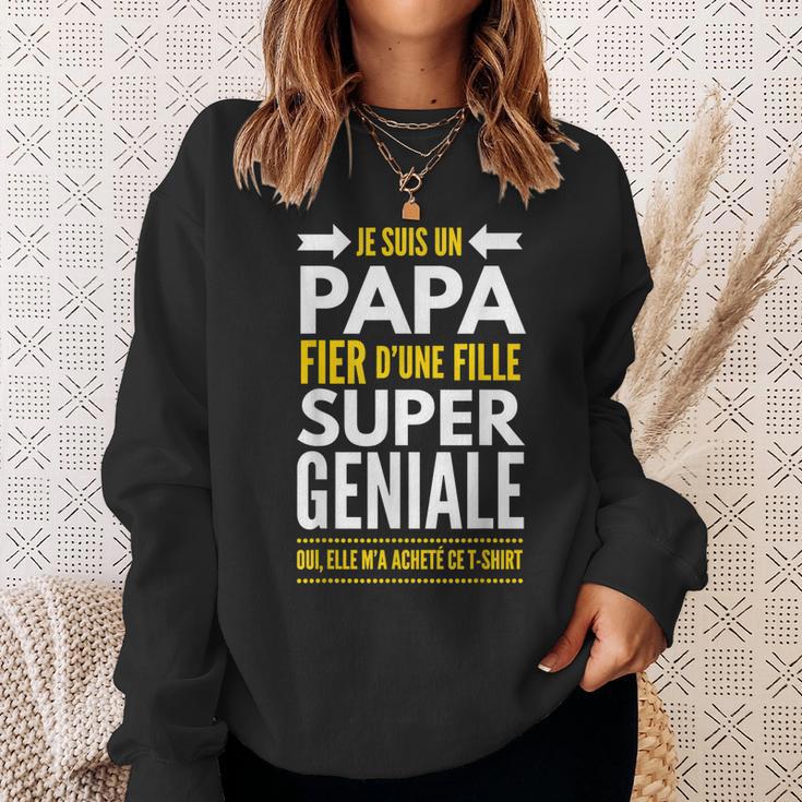 Papa von Mädchen Sweatshirt, Lustiges Geburtstagsgeschenk für Väter Geschenke für Sie