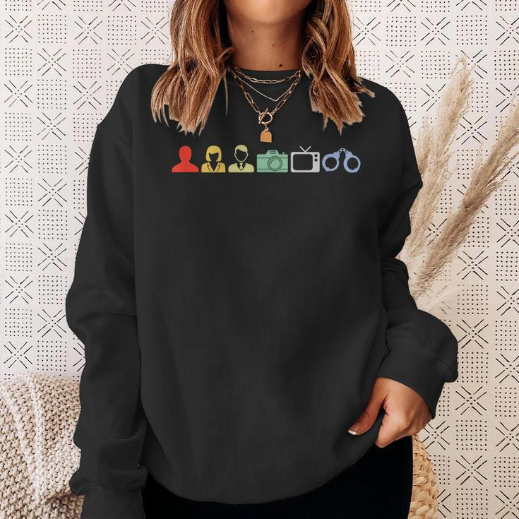 Person Woman Man Camera Tv Prison Sweatshirt Gifts for Her