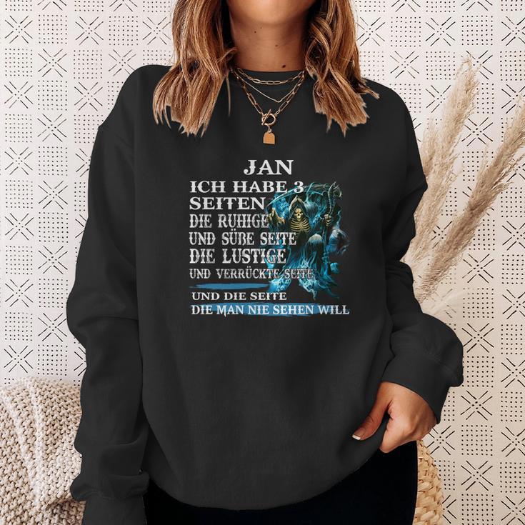 Personalisiertes Jan Sweatshirt mit Spruch, Lustiges Design für Männer Geschenke für Sie