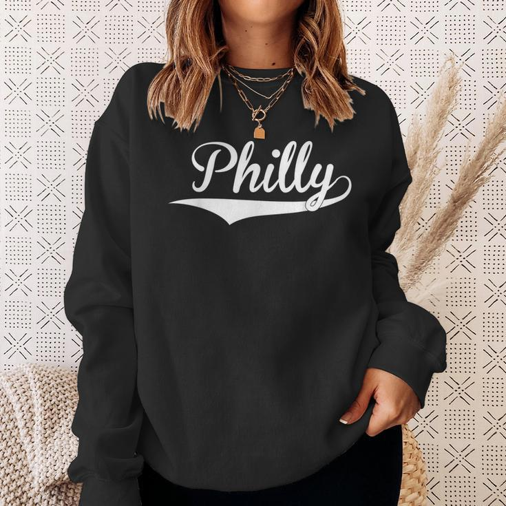 Philadelphia Philly Baseball Lover Baseball Fans Sweatshirt Gifts for Her