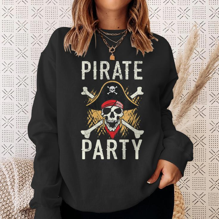 Pirate Party Caribbean Buccaneer Pirate Lover Sweatshirt Gifts for Her
