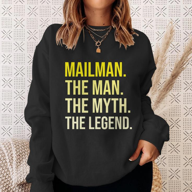 Postal Worker Mailman Gift The Man Myth Legend Cute Gift V2 Sweatshirt Gifts for Her