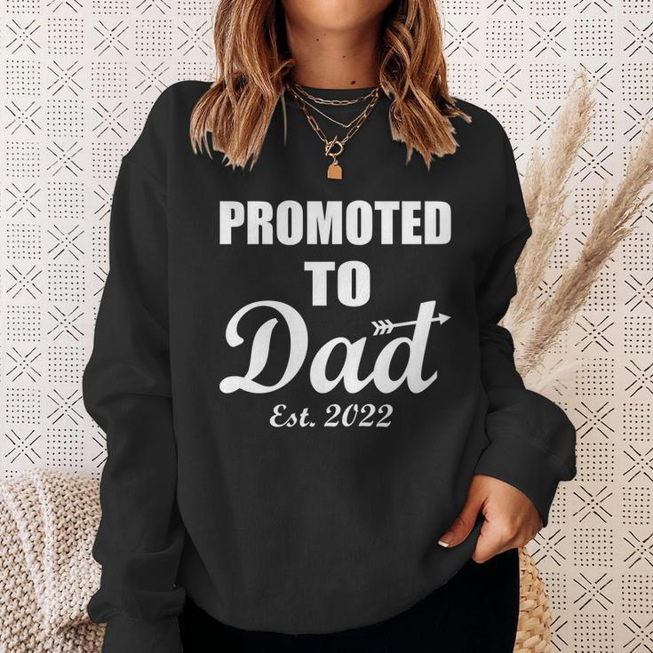 Promoted To Dad Est 2022 Sweatshirt Gifts for Her