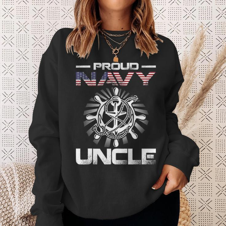 Proud Navy Uncle V2 Sweatshirt Gifts for Her