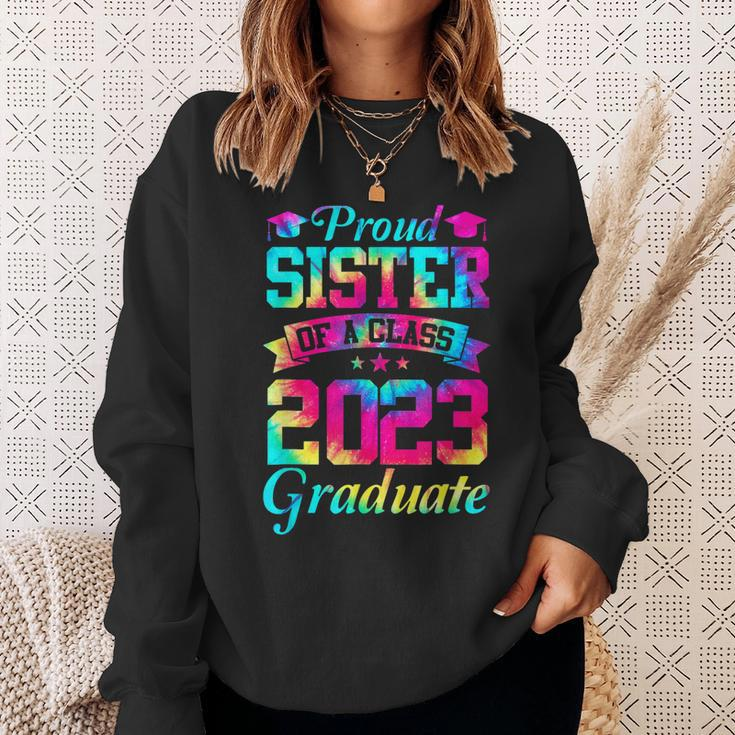 Proud Sister Of A Class Of 2023 Graduate Senior 23 V2 Sweatshirt Gifts for Her