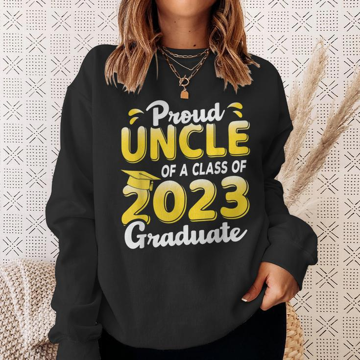 Proud Uncle Of A Class Of 2023 Graduate Senior Graduation Sweatshirt Gifts for Her