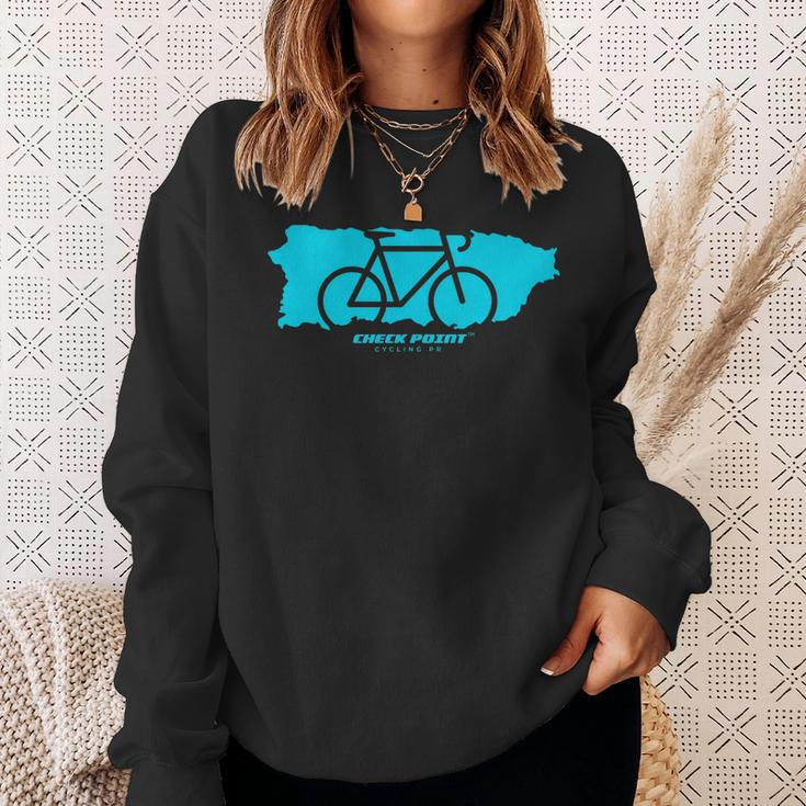 Puerto Rico Bike Cycling Sweatshirt Gifts for Her