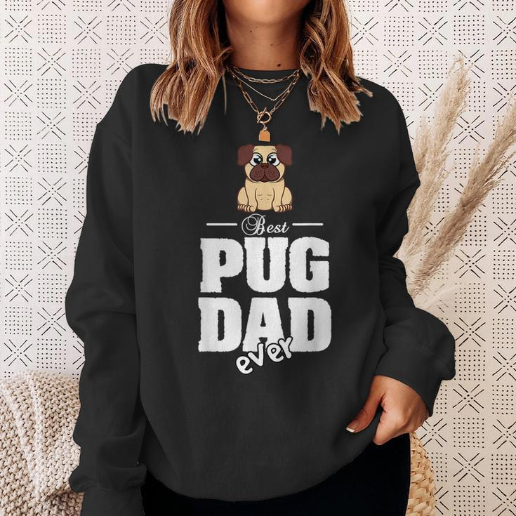 PugBest Pug Dad Ever Gift For Mens Sweatshirt Gifts for Her