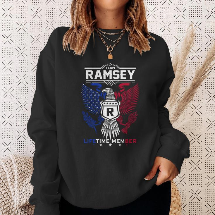Ramsey Name - Ramsey Eagle Lifetime Member Sweatshirt Gifts for Her