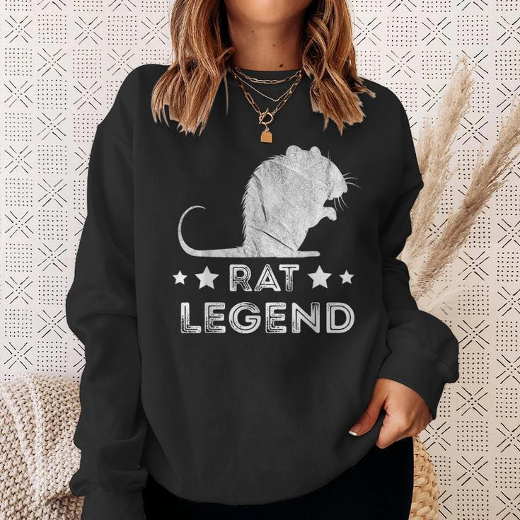 Rat Legend Vintage Nager Rattenliebhaber Maus Ratten Besitzer Sweatshirt Geschenke für Sie