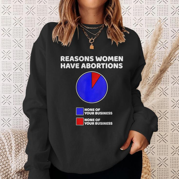 Reason Women Have Abortions Sweatshirt Gifts for Her