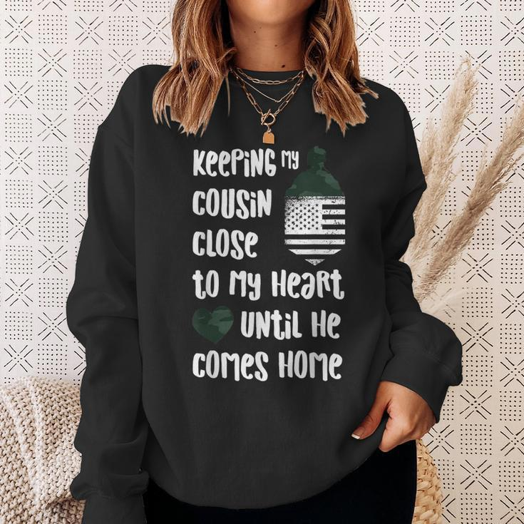 Red Friday Keeping Cousin Close To Heart Sweatshirt Gifts for Her