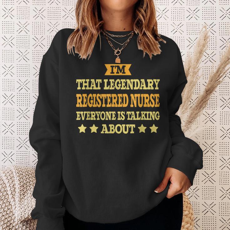 Registered Nurse Job Title Mitarbeiter Registered Nurse Sweatshirt Geschenke für Sie