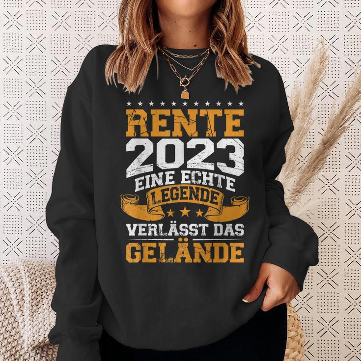 Rente 2023 Eine Echte Legende Verlässt Das Gelände V2 Sweatshirt Geschenke für Sie