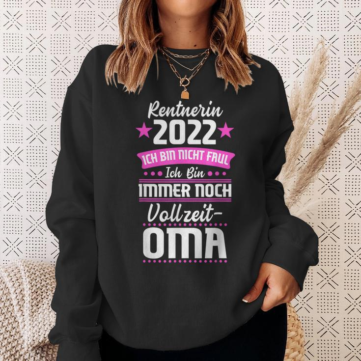 Rentnerin 2022 Vollzeit-Oma Rentnerin 2022 Oma Sweatshirt Geschenke für Sie