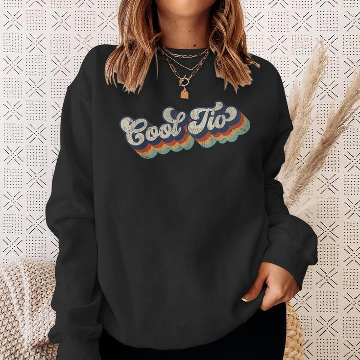 Retro Cool Tio For Spanish Uncle New Uncle Sweatshirt Gifts for Her