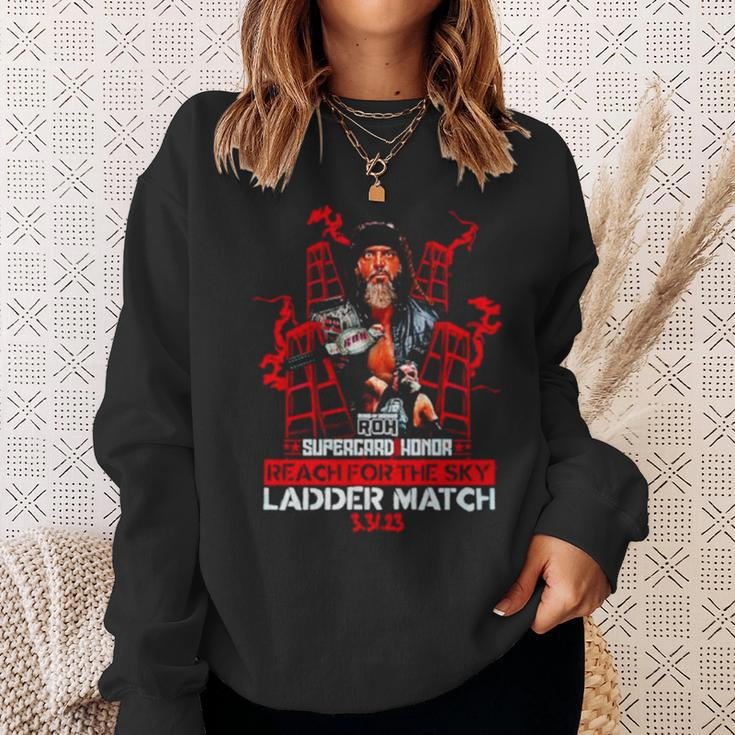 Roh Reach For The Sky Ladder Match Sweatshirt Gifts for Her