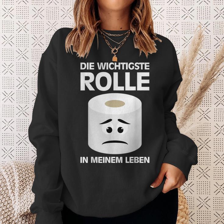 Rolle Klopapier Toilettenpapier Lustige Sprüche Witzige Wc Sweatshirt Geschenke für Sie