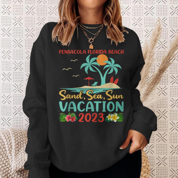 Sand Sea Sun Vacation 2023 Pensacola Florida Beach Sweatshirt Gifts for Her
