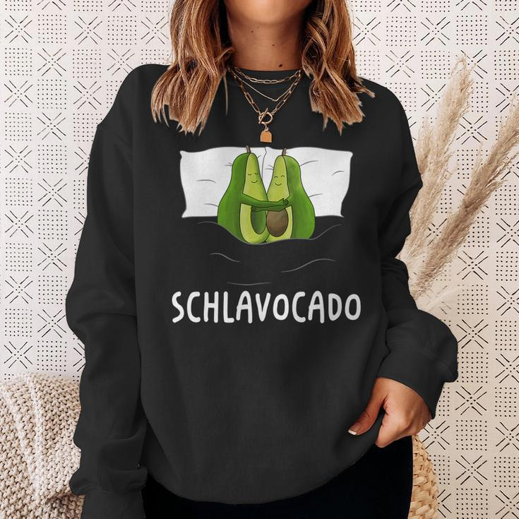 Schlavocado - Avocado Sleep Pajamas Sweatshirt Gifts for Her