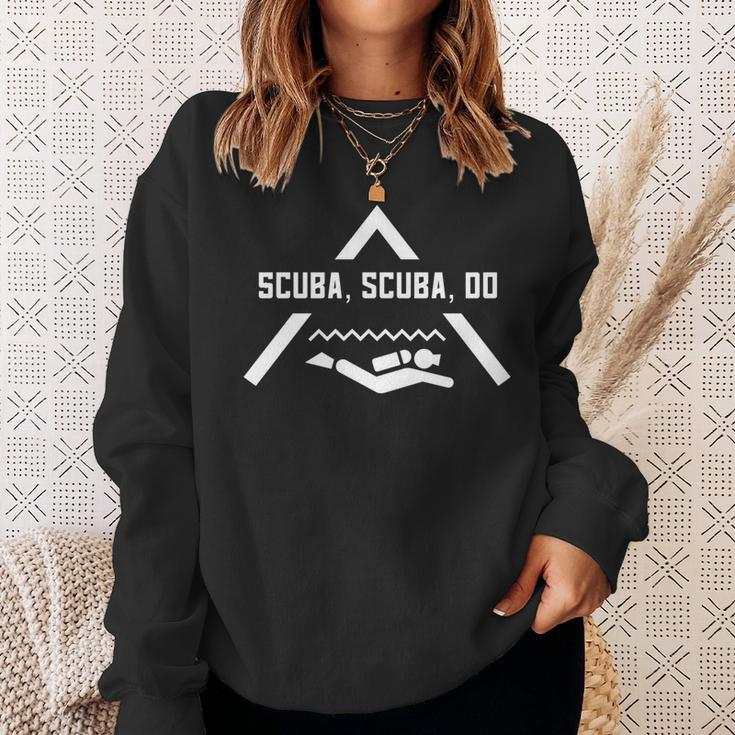 Scuba Scuba Do Funny Diving  V3 Men Women Sweatshirt Graphic Print Unisex Gifts for Her