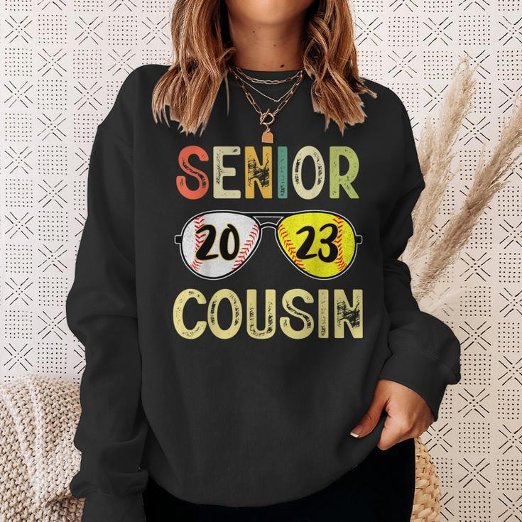 Senior Cousin Class Of 2023 Baseball Softball Graduate Sweatshirt Gifts for Her