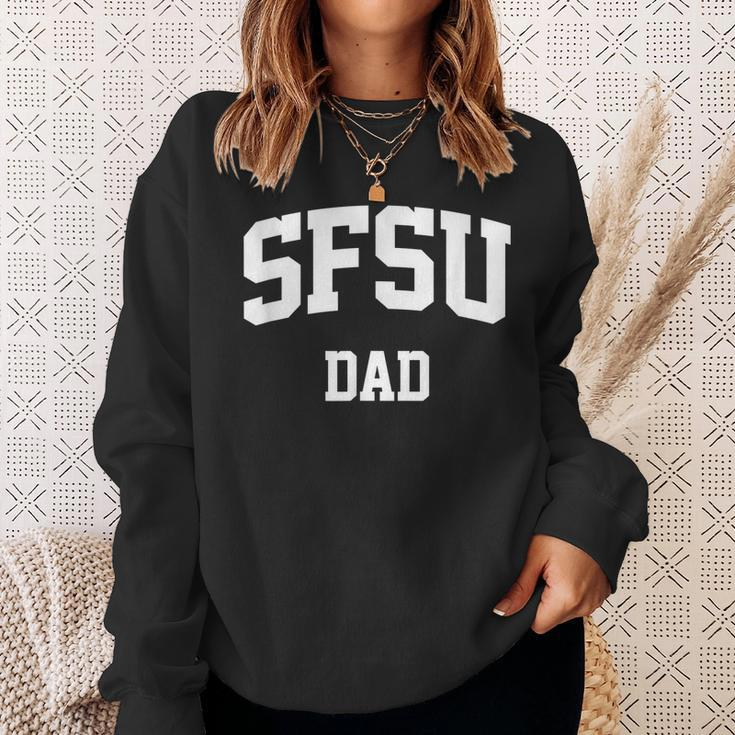 Sfsu Dad Athletic Arch College University Alumni Sweatshirt Gifts for Her